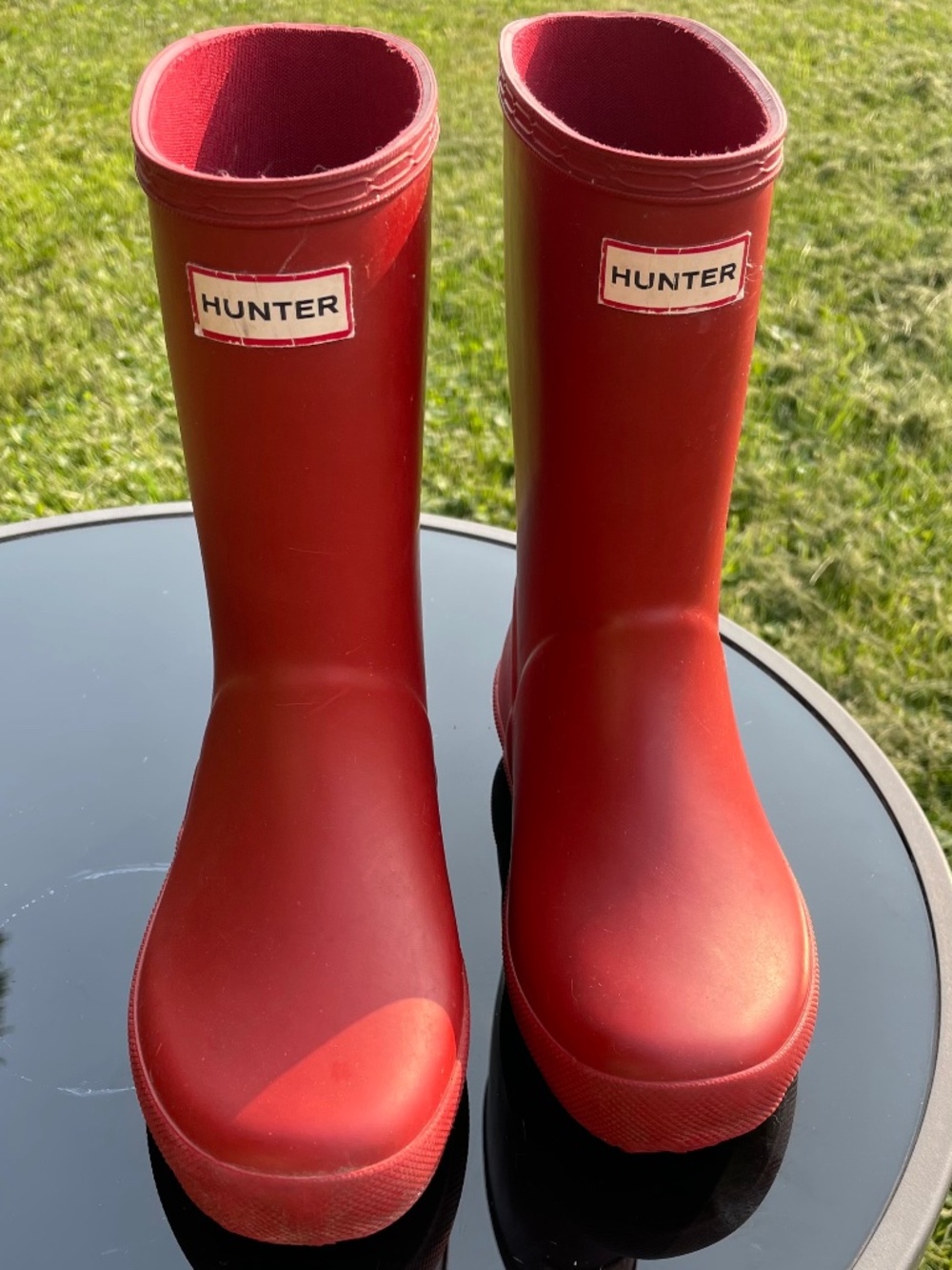 Kids Red Hunter Boots
